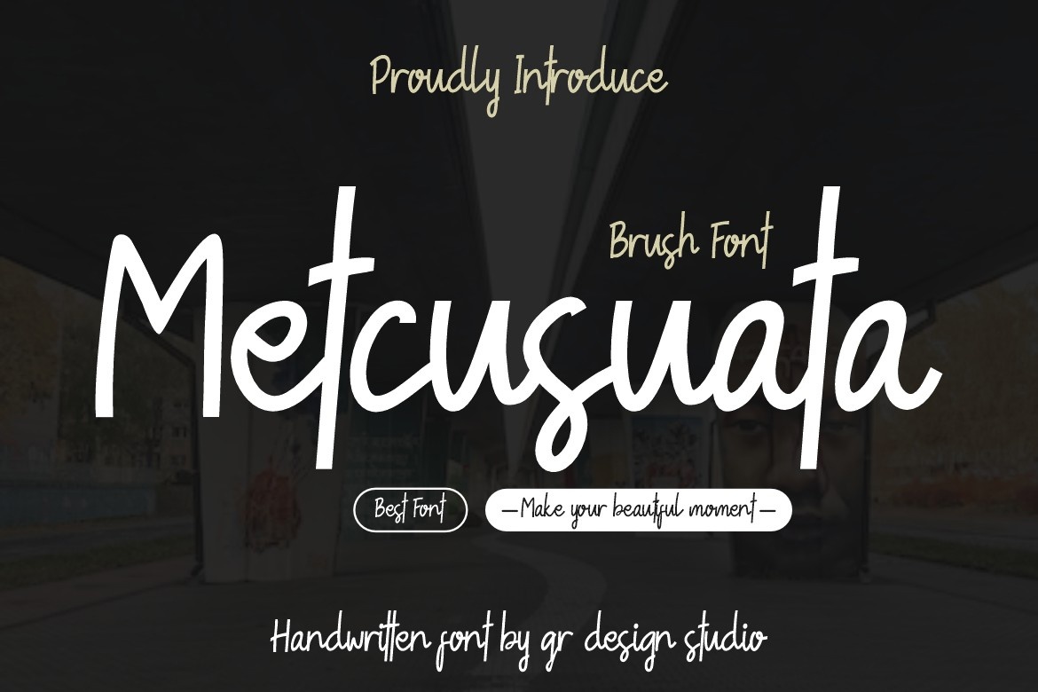 Metcusuata Font