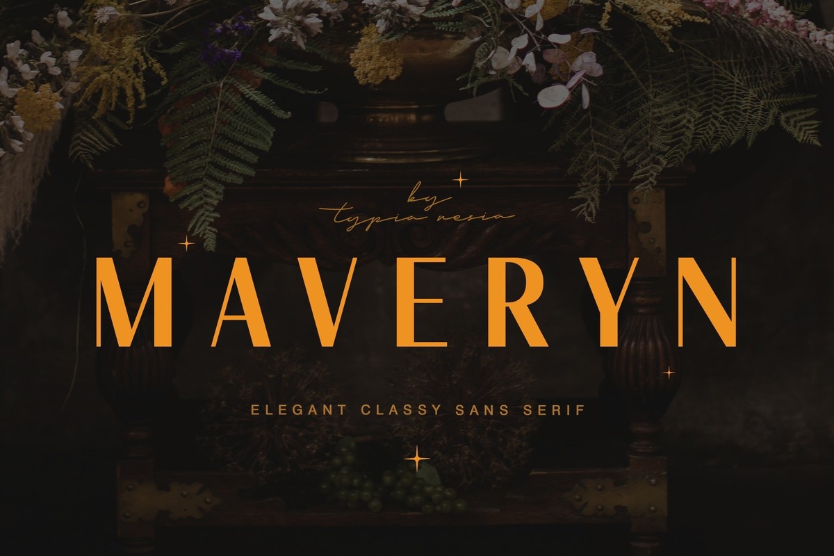 Example font Maveryn #1