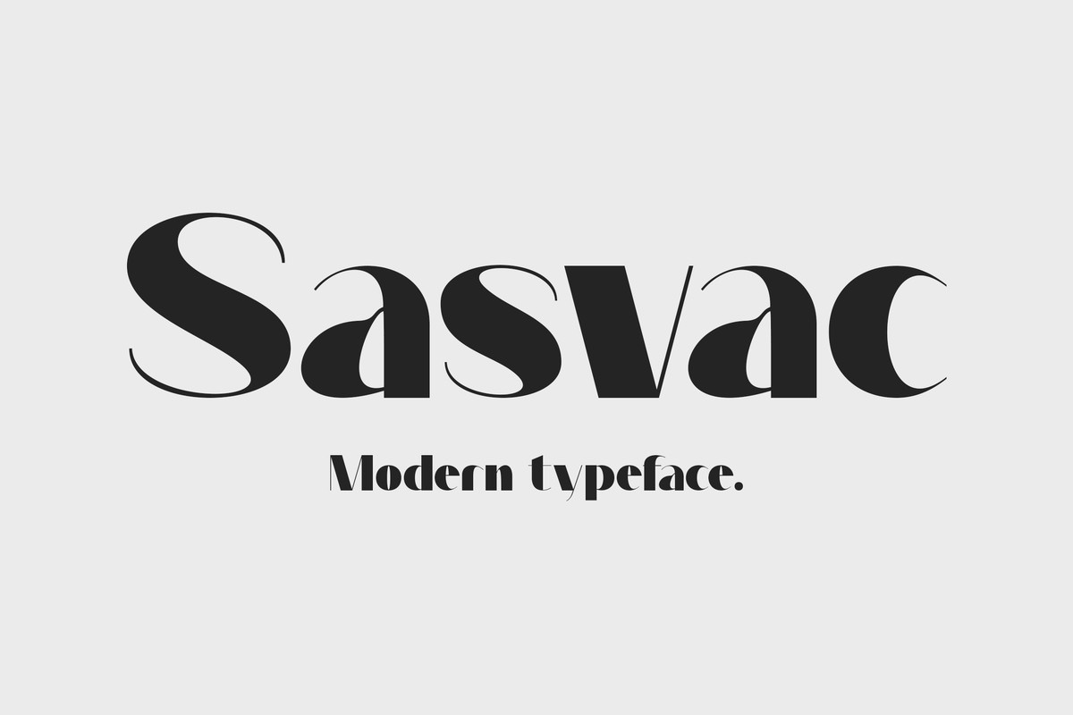 Sasvac Font