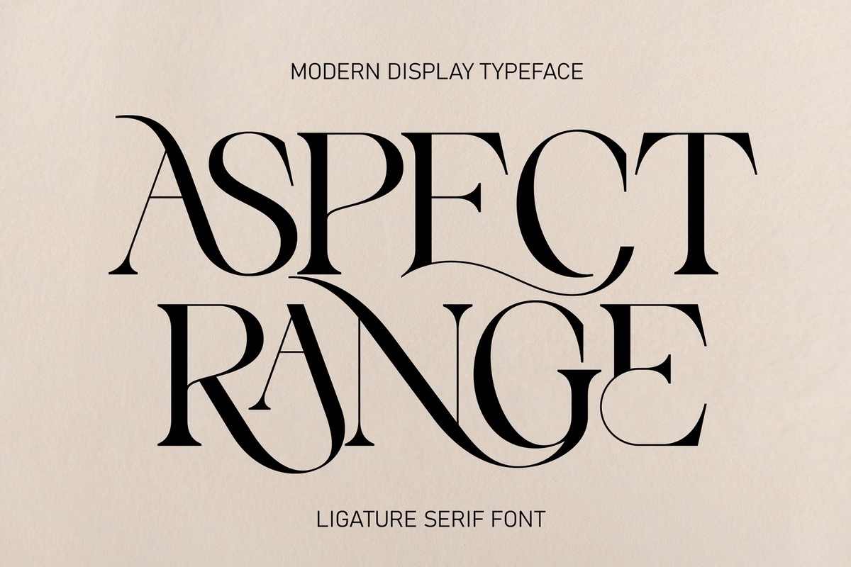 Aspect Range Font