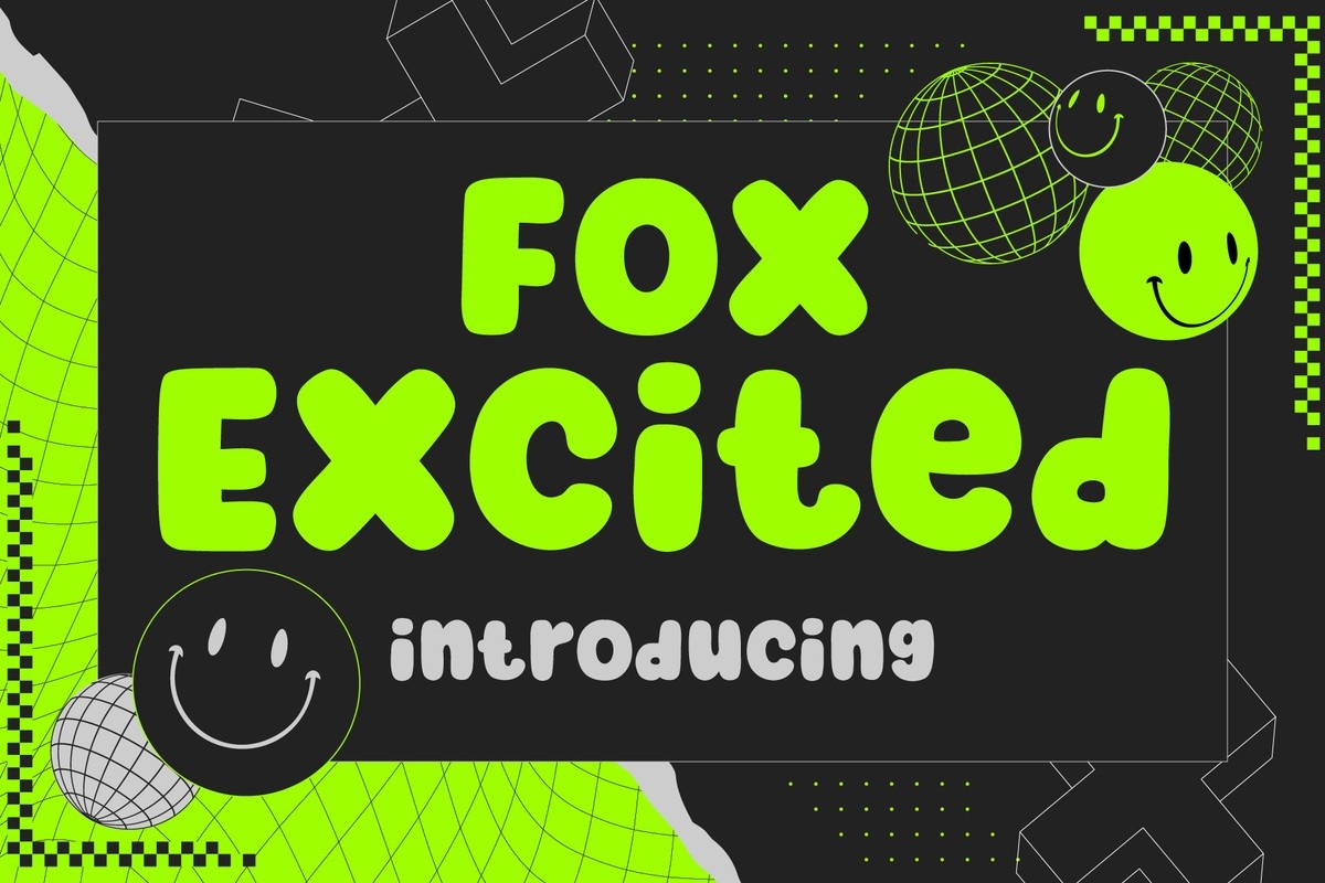 Example font Fox Excite #1