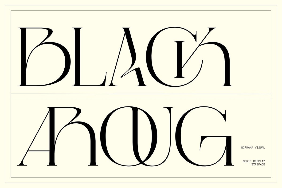 Example font Black Aroug #1