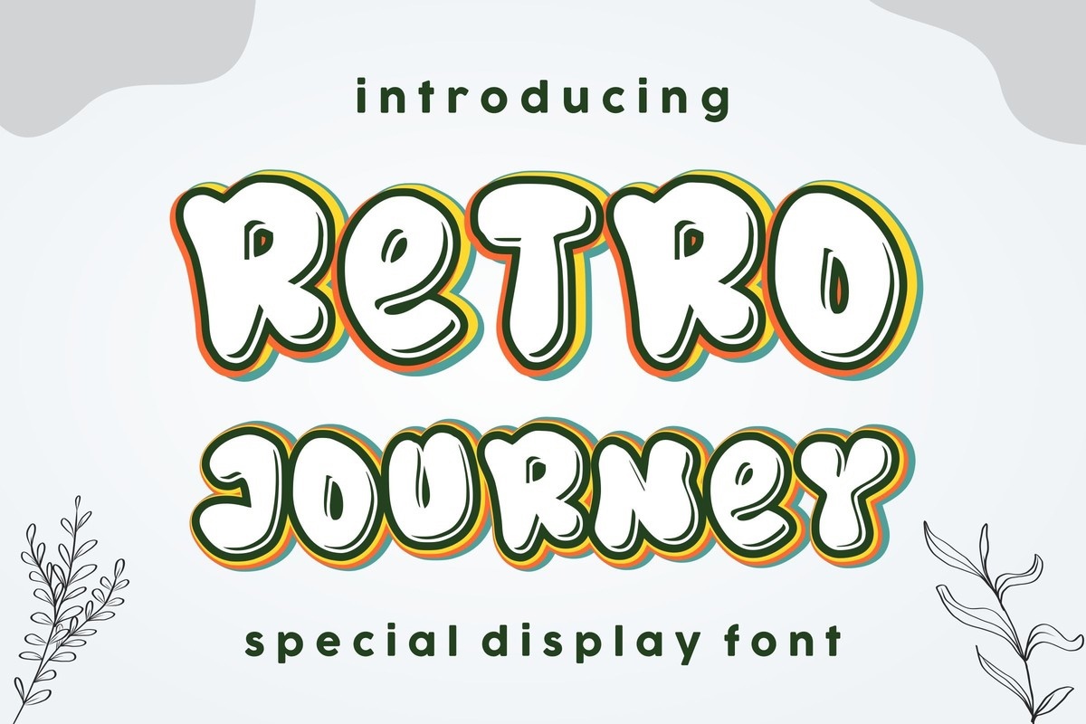 Example font Retro Journey #1