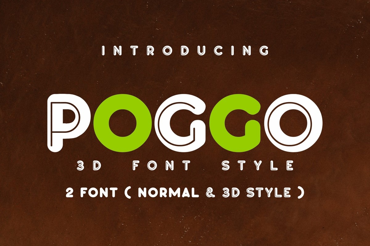 Example font Poggo #1