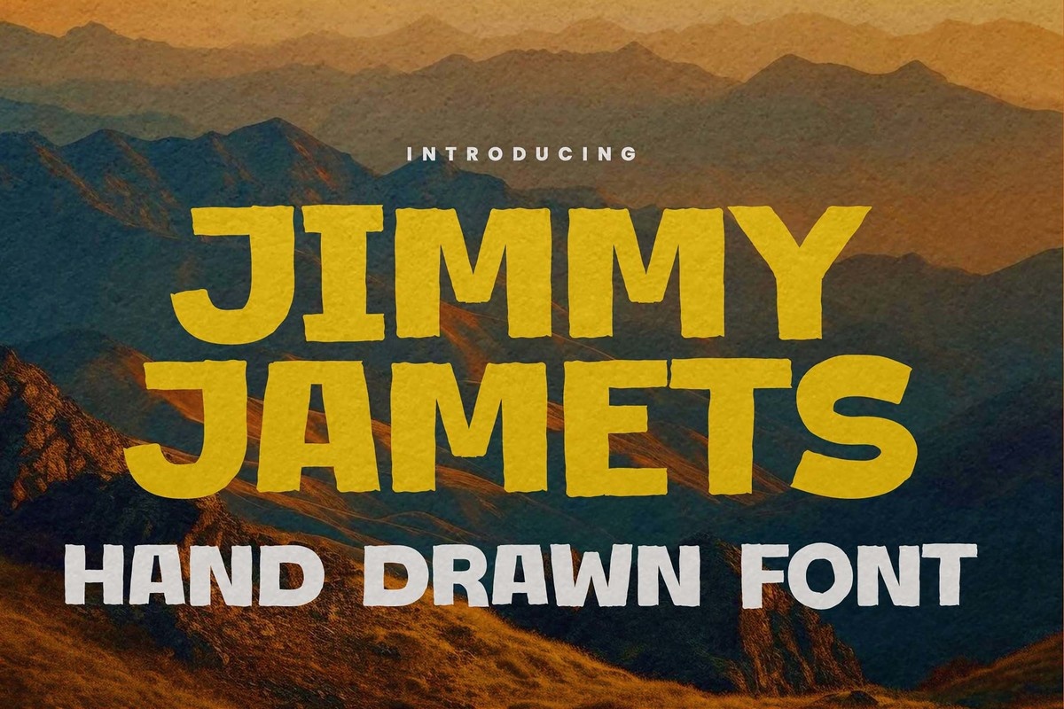 Example font Jimmy Jamets #1