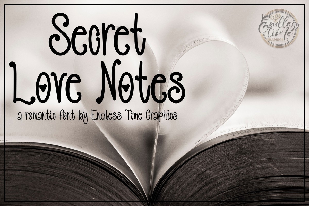 Secret Love Notes Font