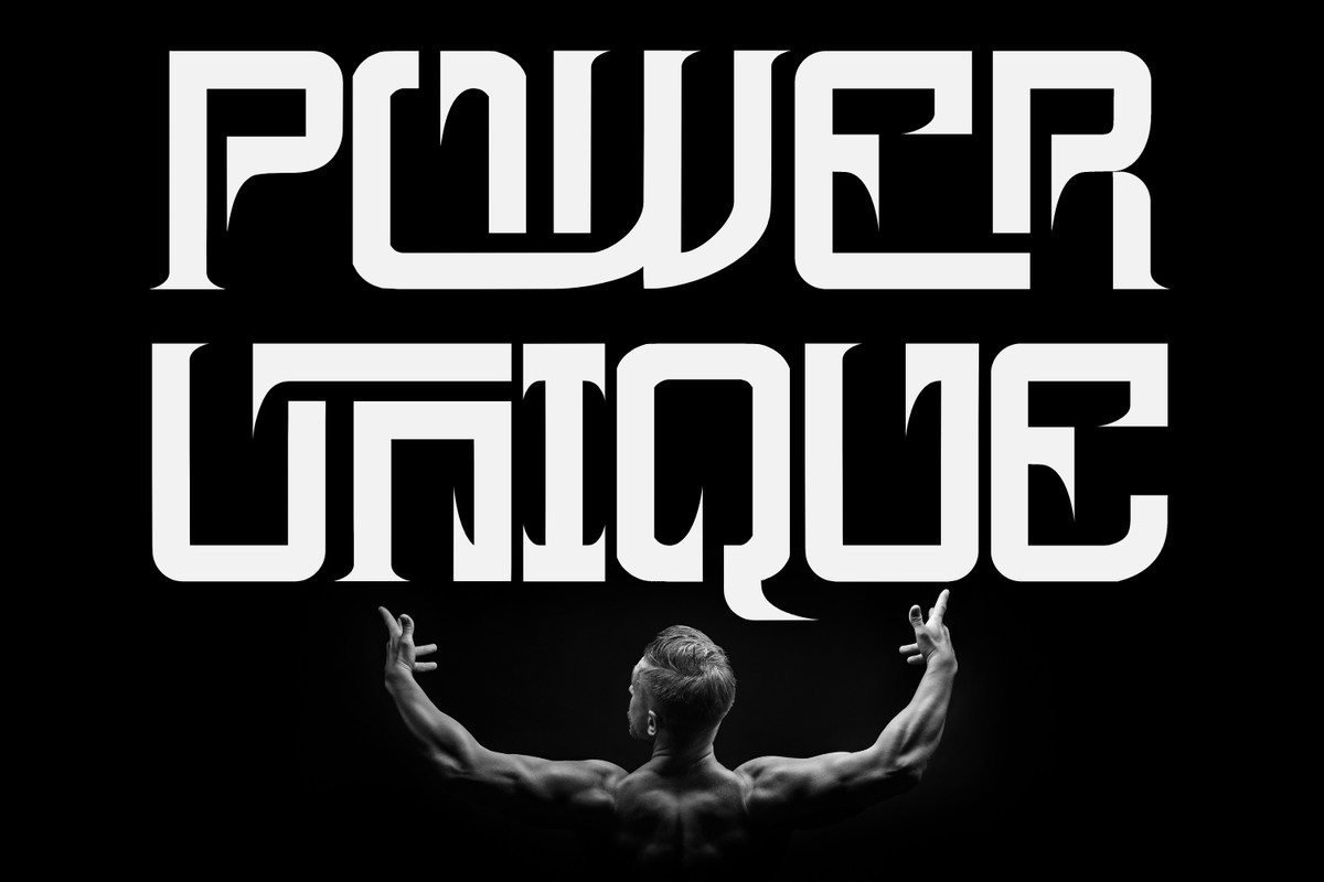 Power Unique Font