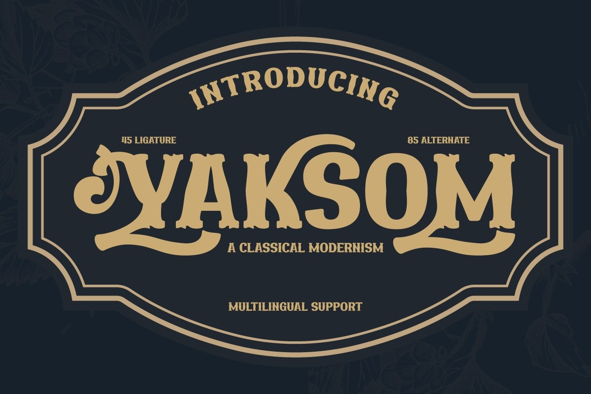 Yaksom Font