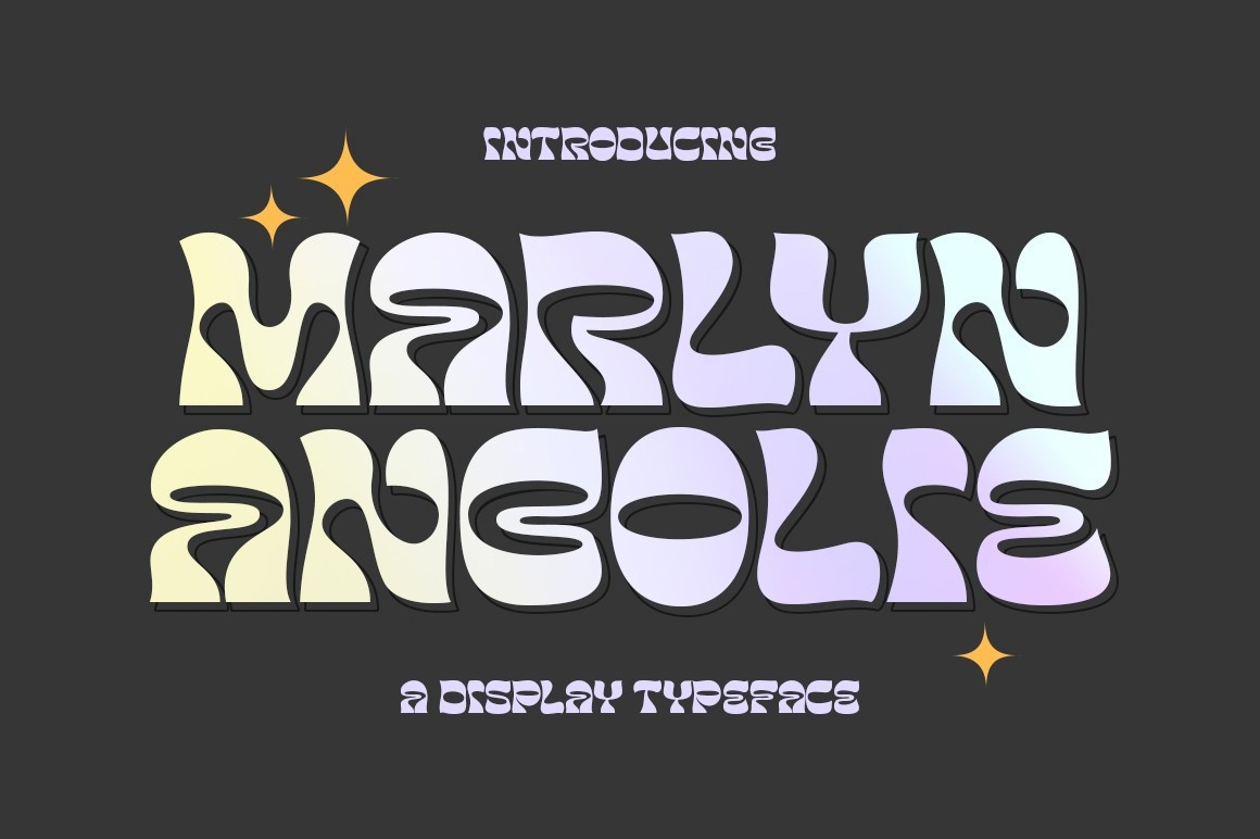 Example font Marlyn Angolie #1