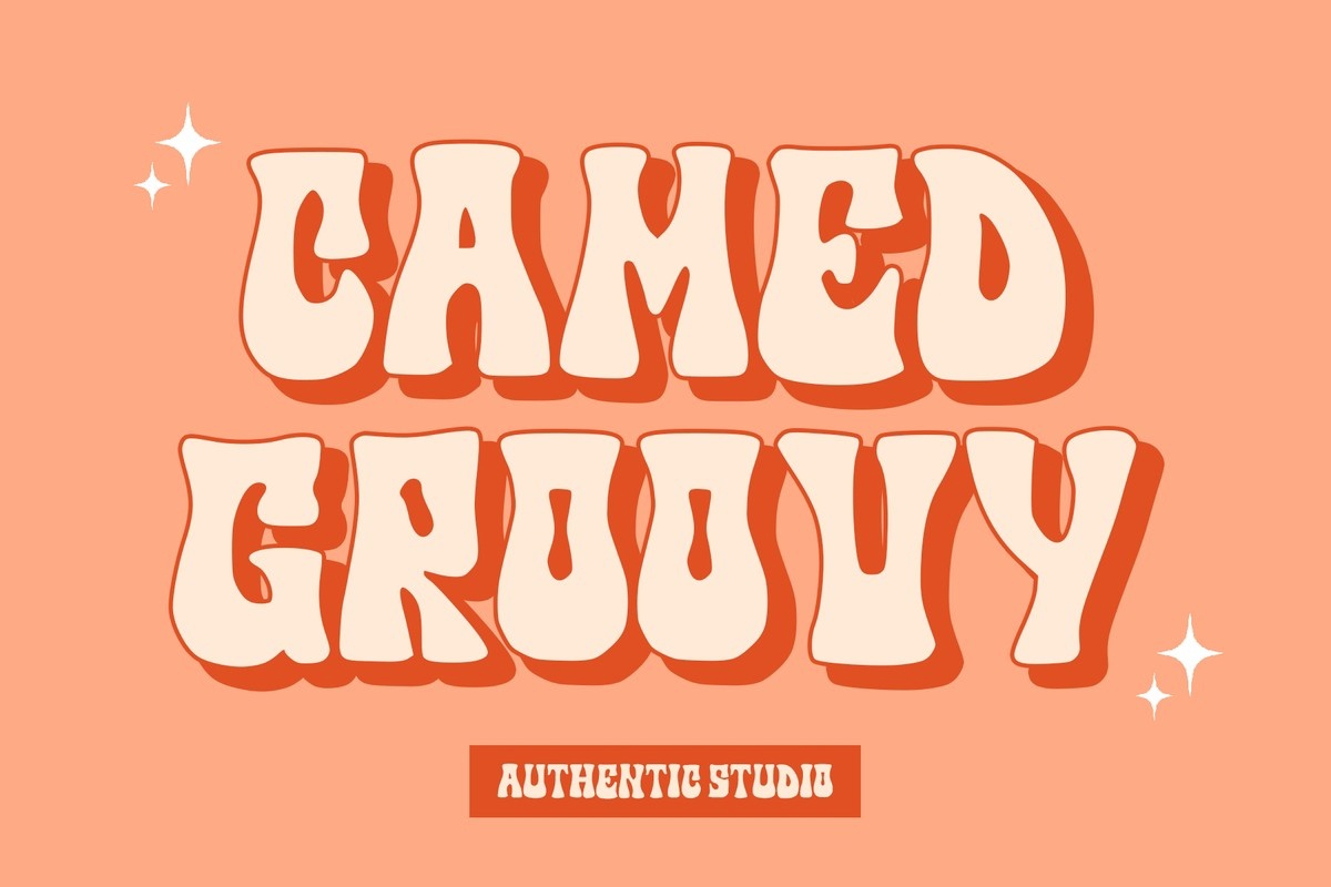 Camed Groovy Font