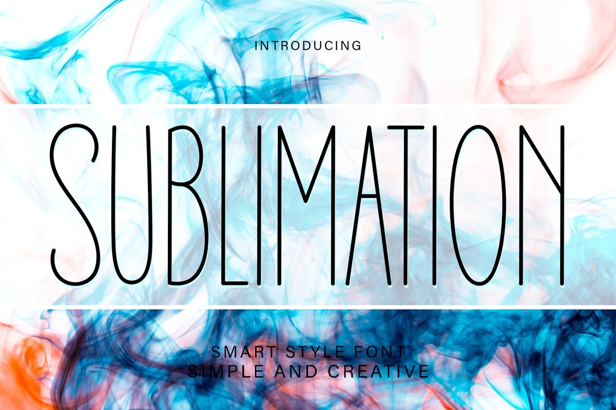 Sublimation Font