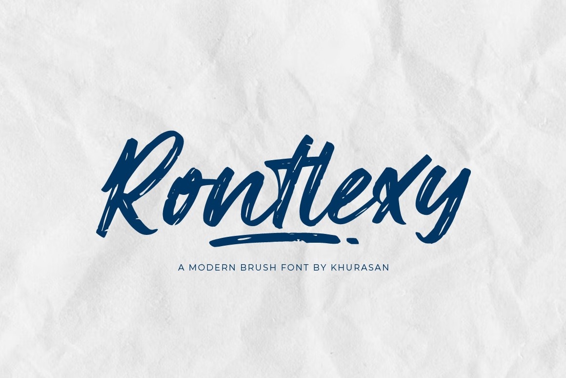 Example font Rontlexy #1