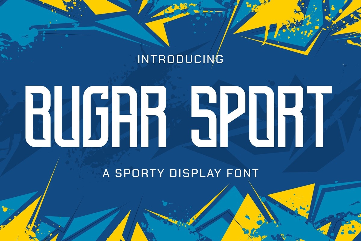 Example font Bugar Sport #1