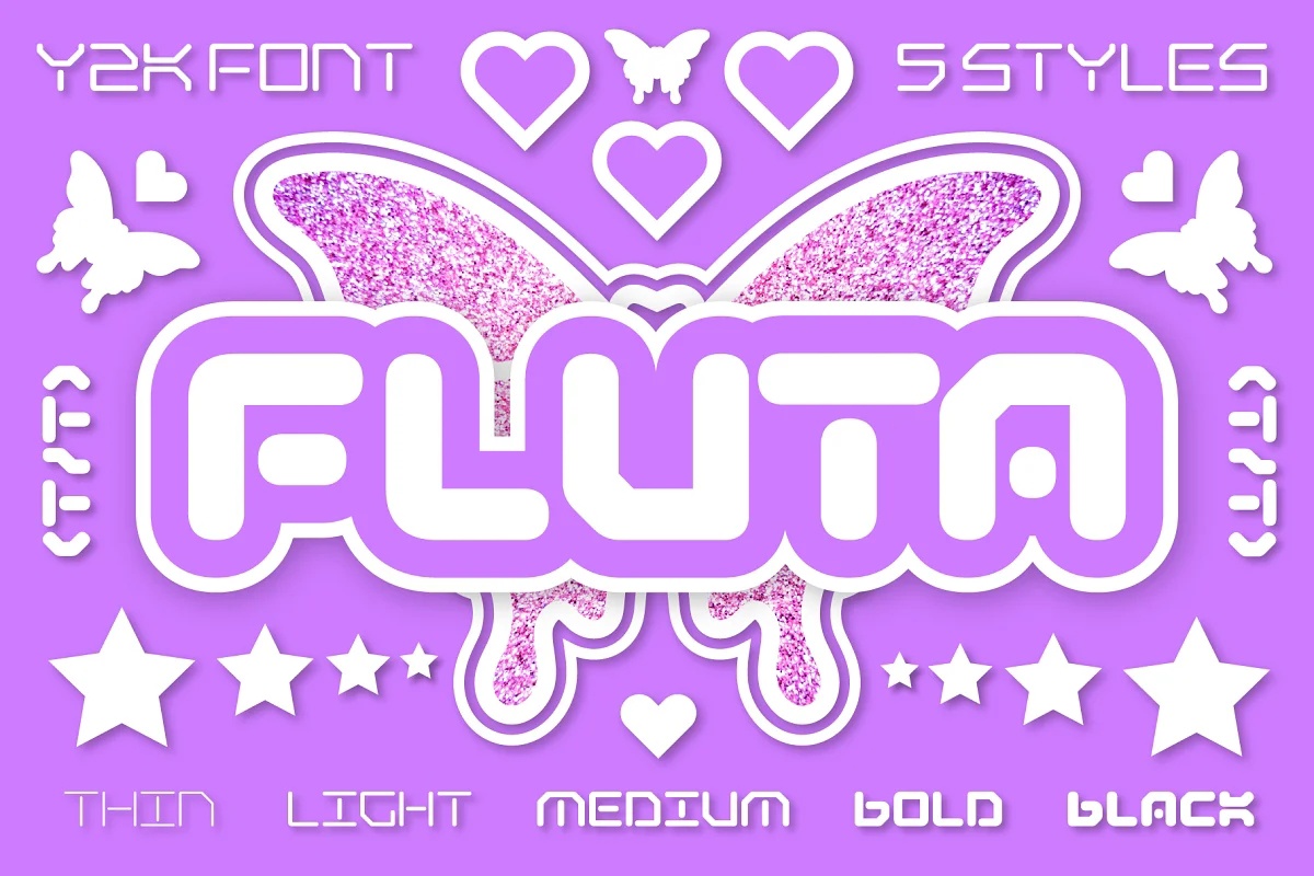 Example font Fluta #1