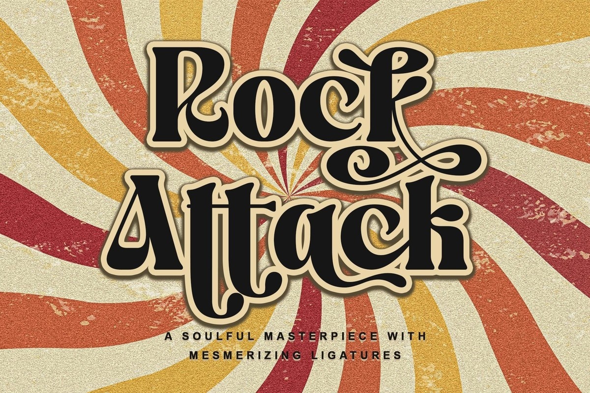 Example font Rock Attack #1