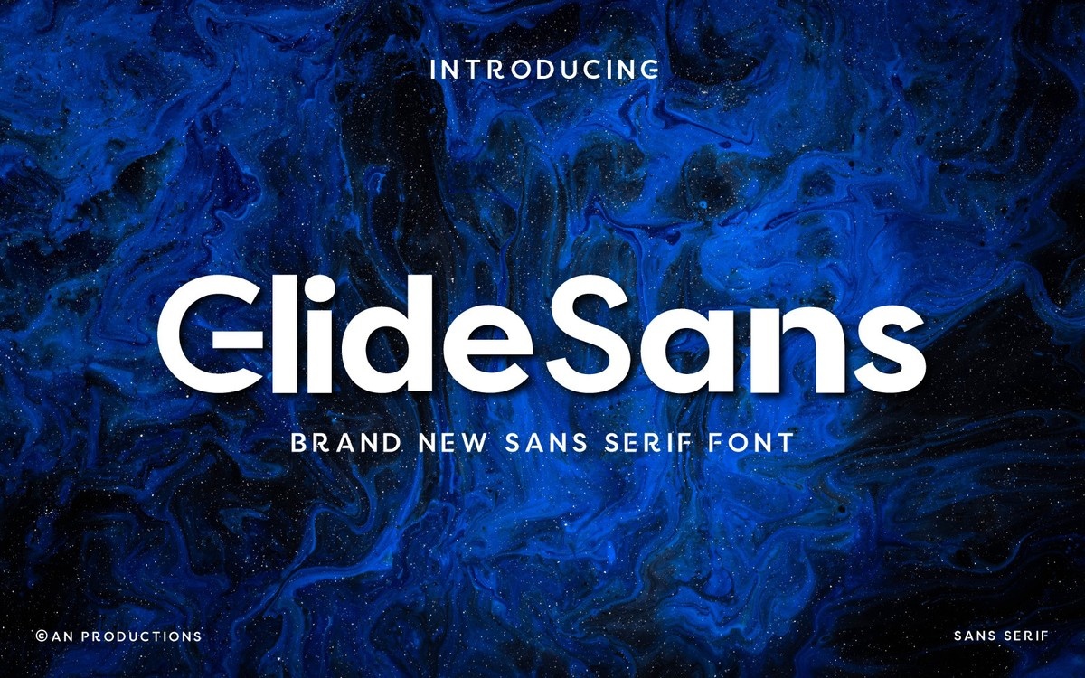 Example font Glide Sans #1