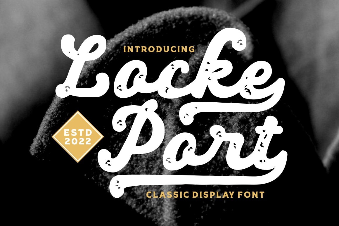 Example font Locke Port #1