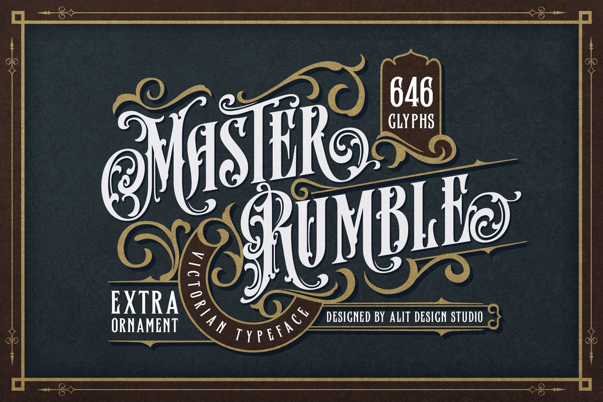 Example font Master Rumble #1