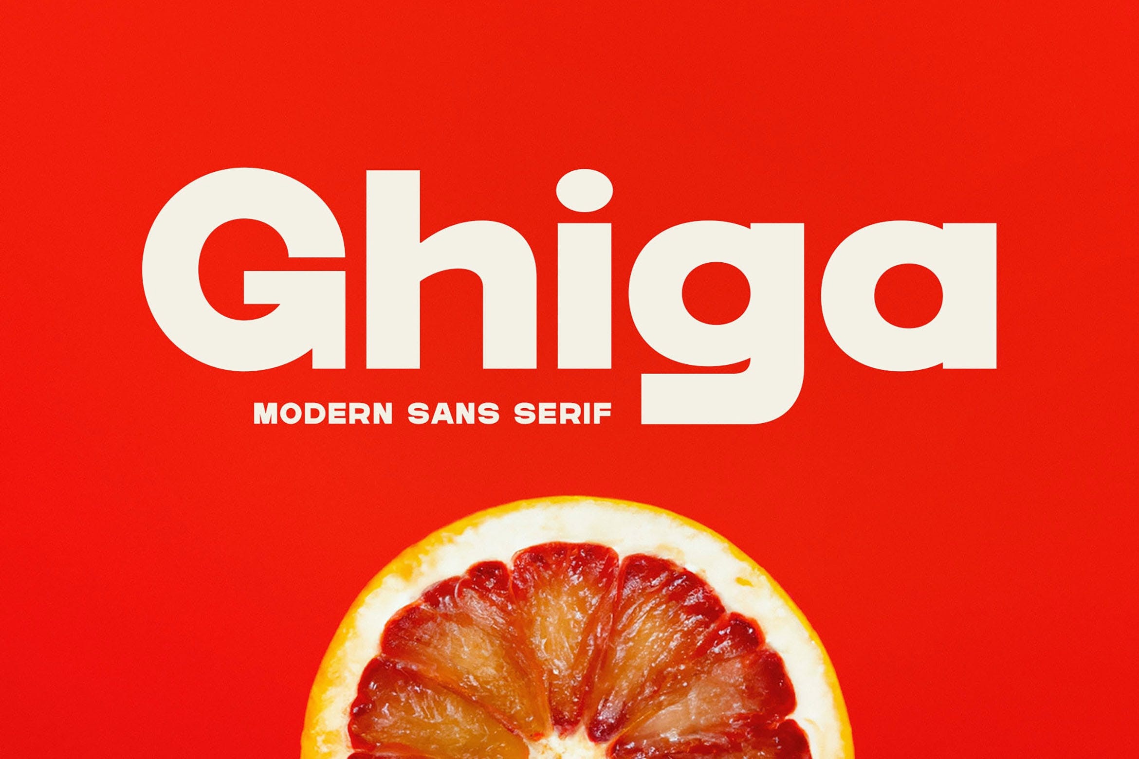 Example font Ghiga #1