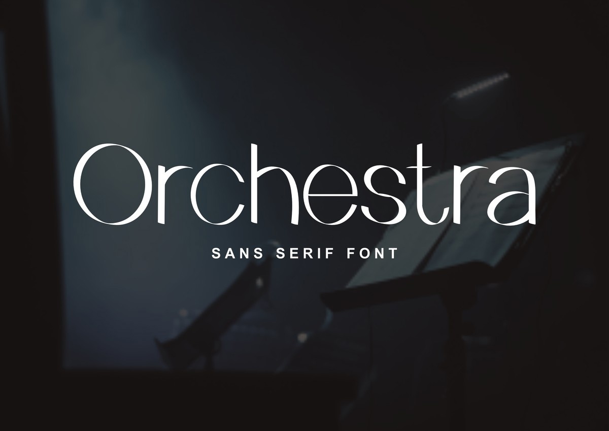 Example font Orchestra #1