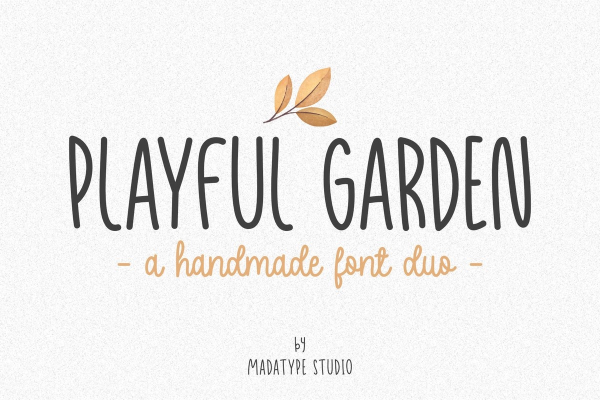 Playful Garden Font