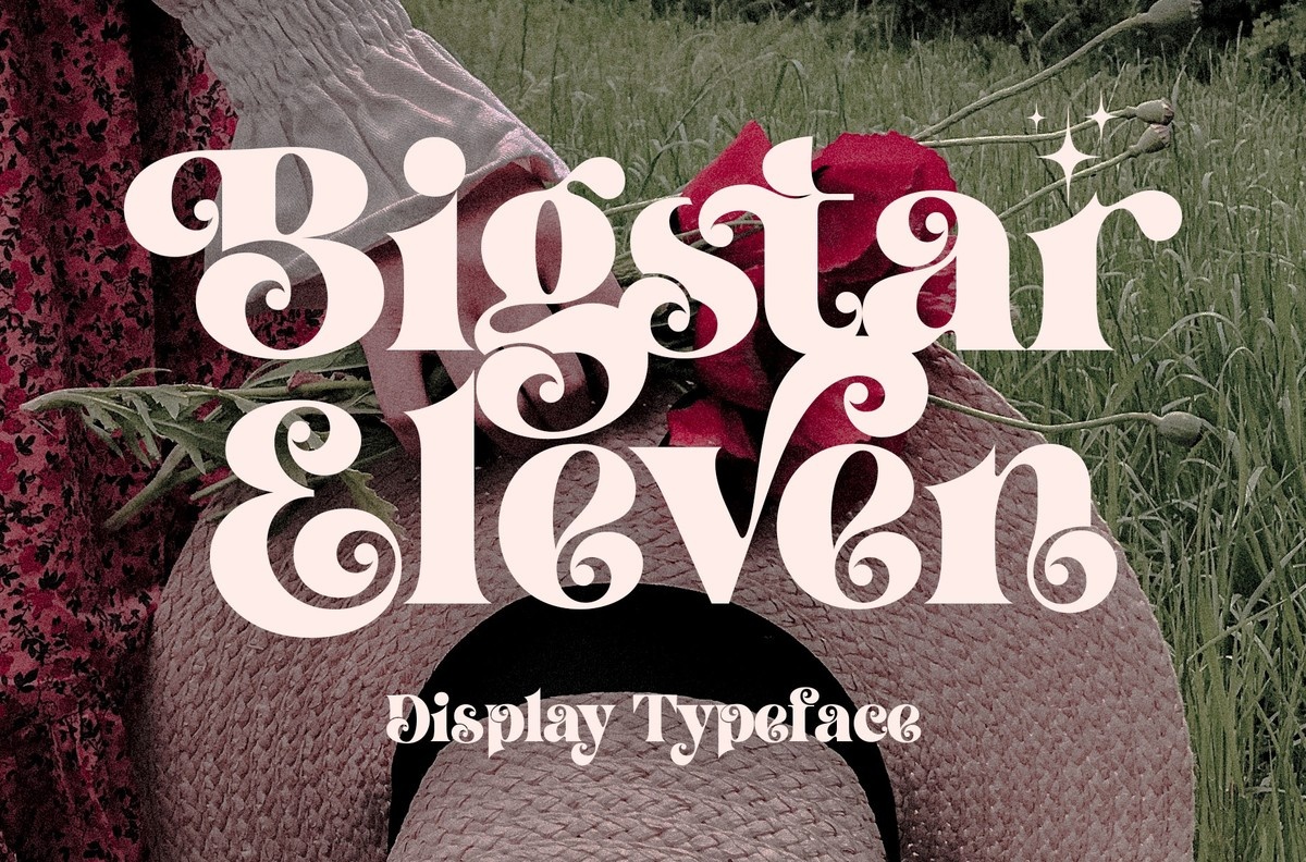 Example font Bigstar Eleven #1
