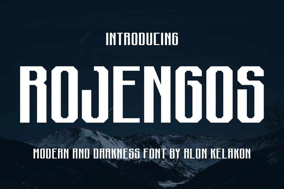 Example font Rojengos #1