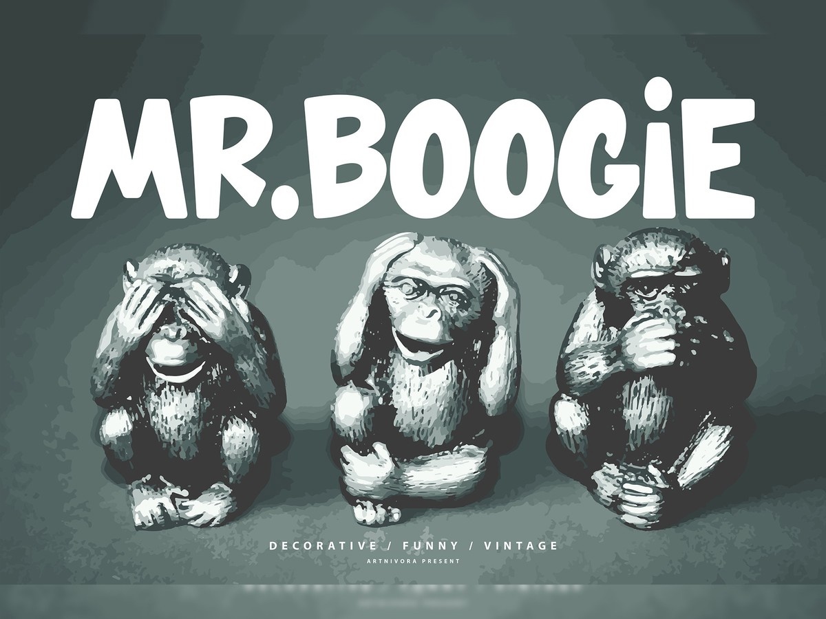 Example font Mr. Boogie #1