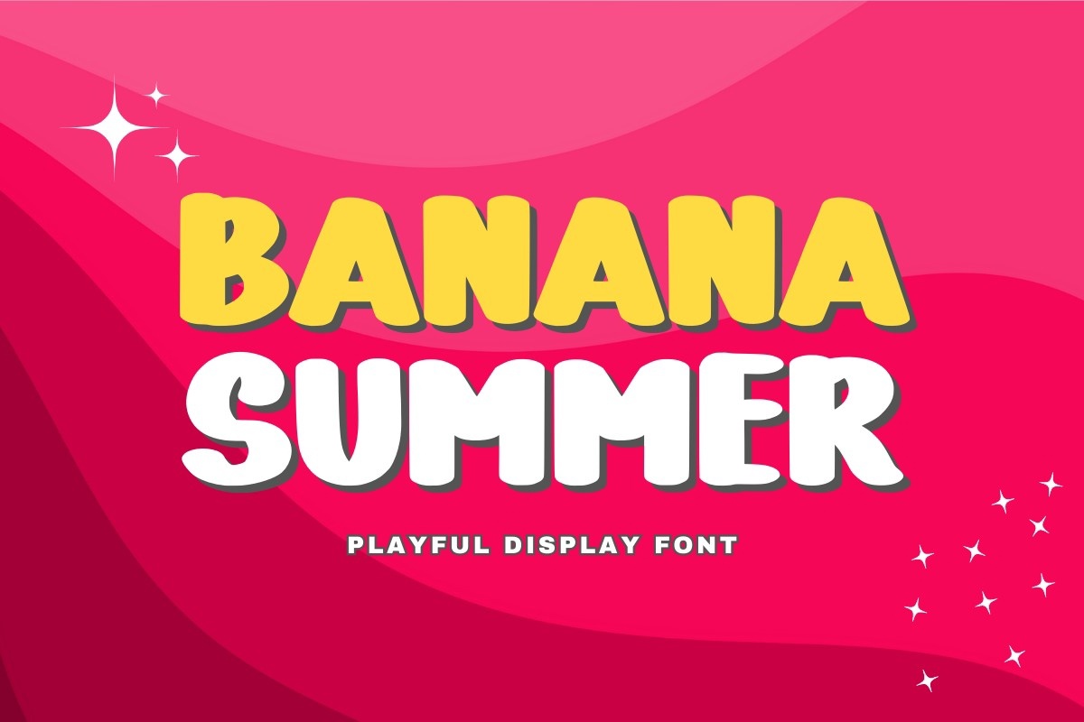 Example font Banana Summer #1