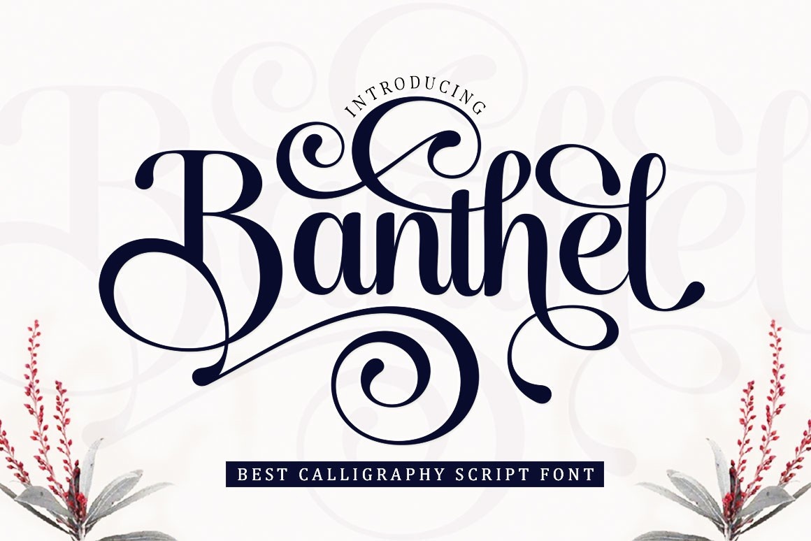 Example font Banthel #1