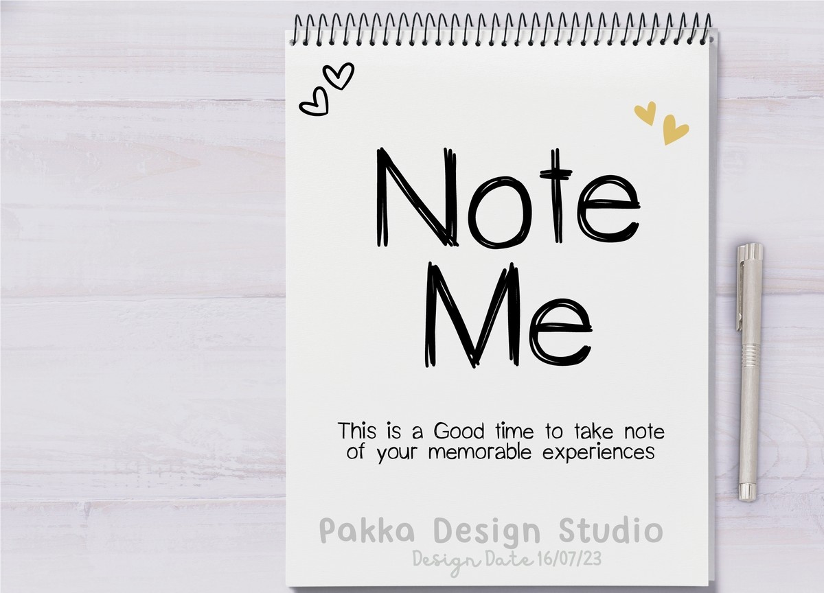 Note Me Font