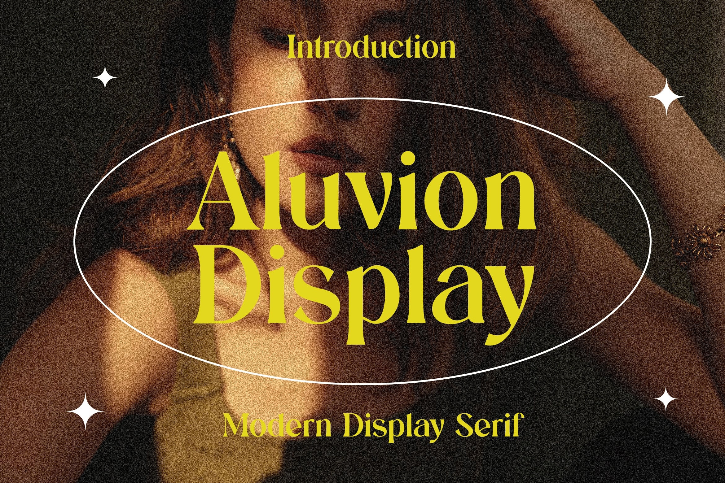 Example font Aluvion Display #1