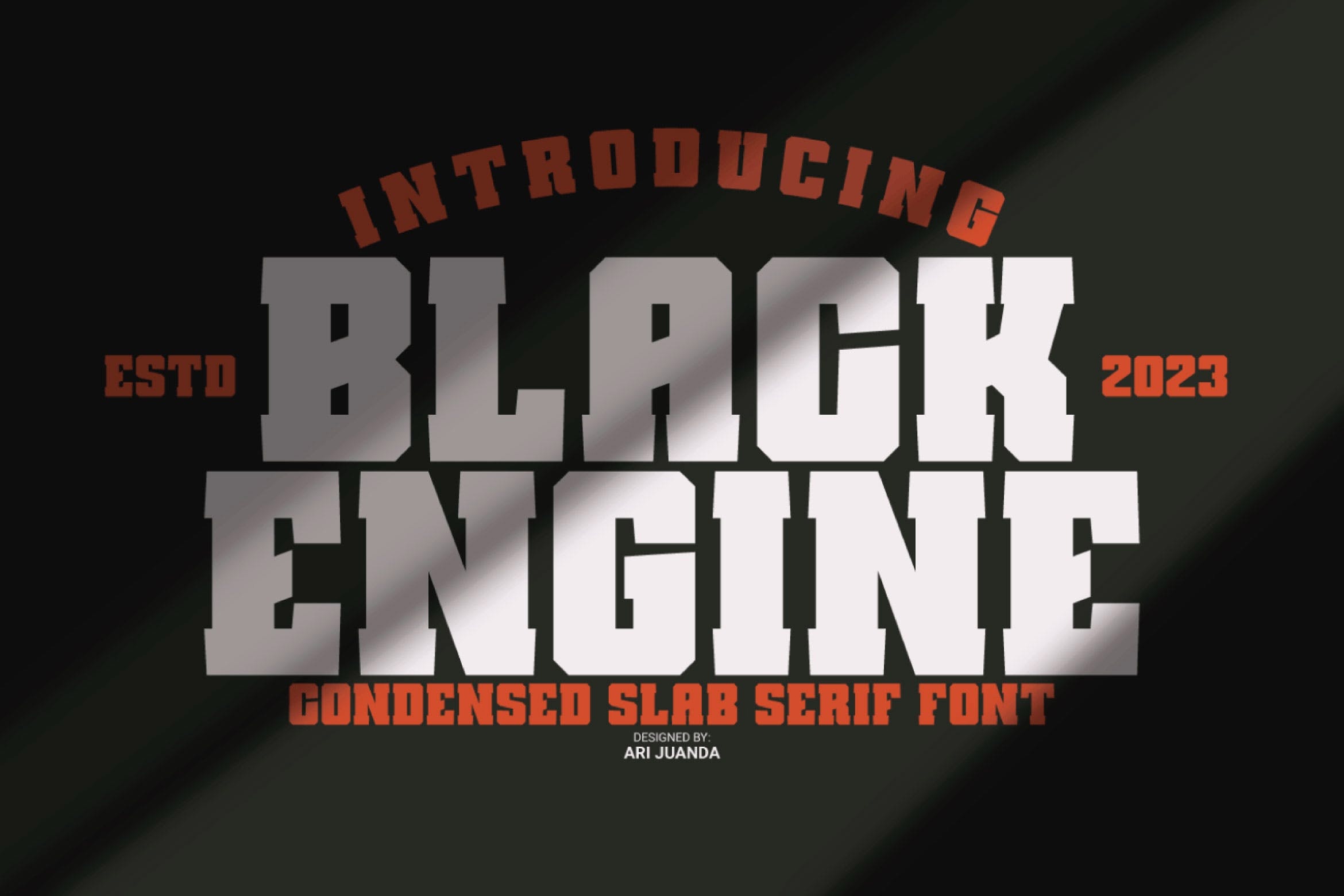 Example font Black Engine #1