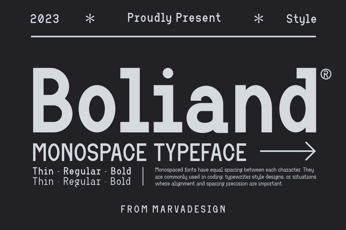 Boliand Font