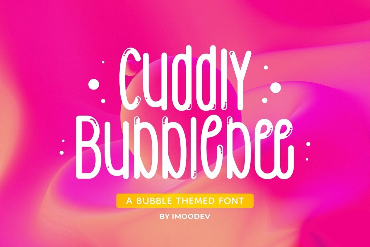 Cuddly Bubblebee Font
