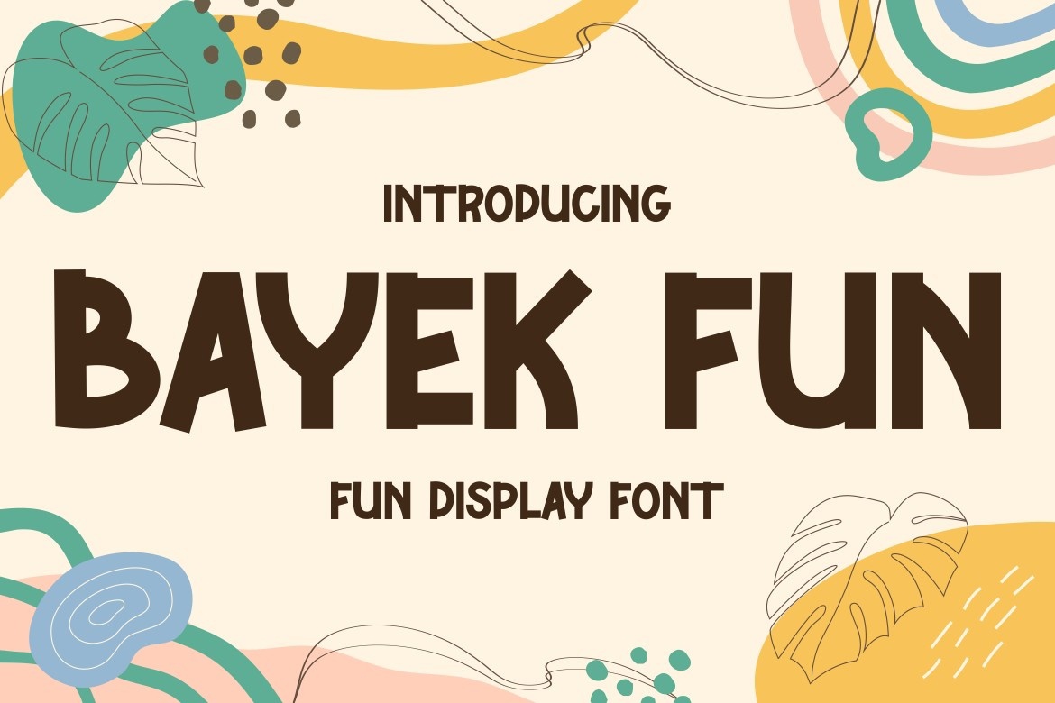 Example font Bayek Fun #1