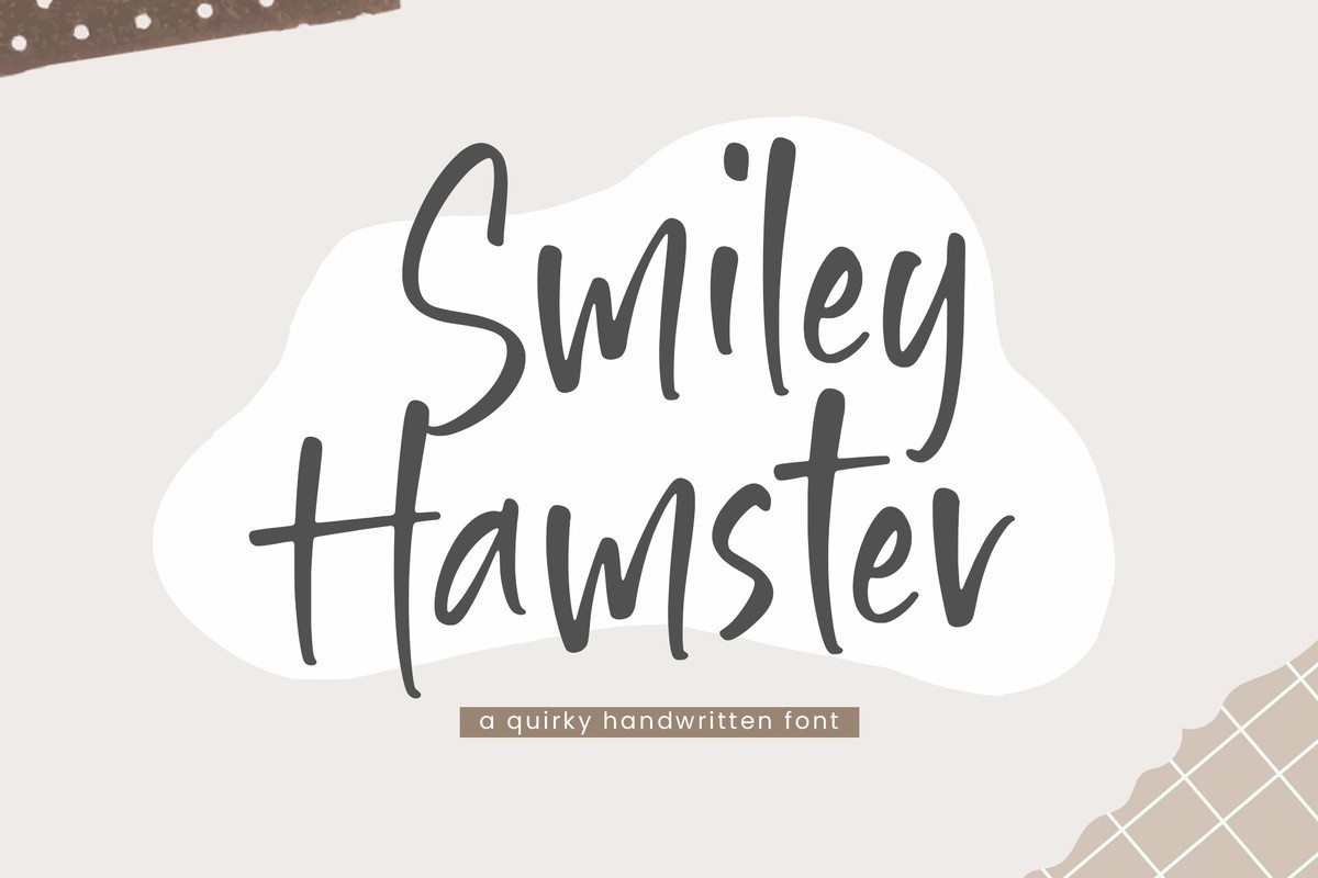 Example font Smiley Hamster #1