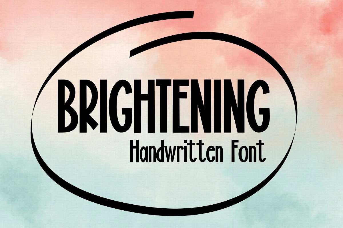 Brightening Font