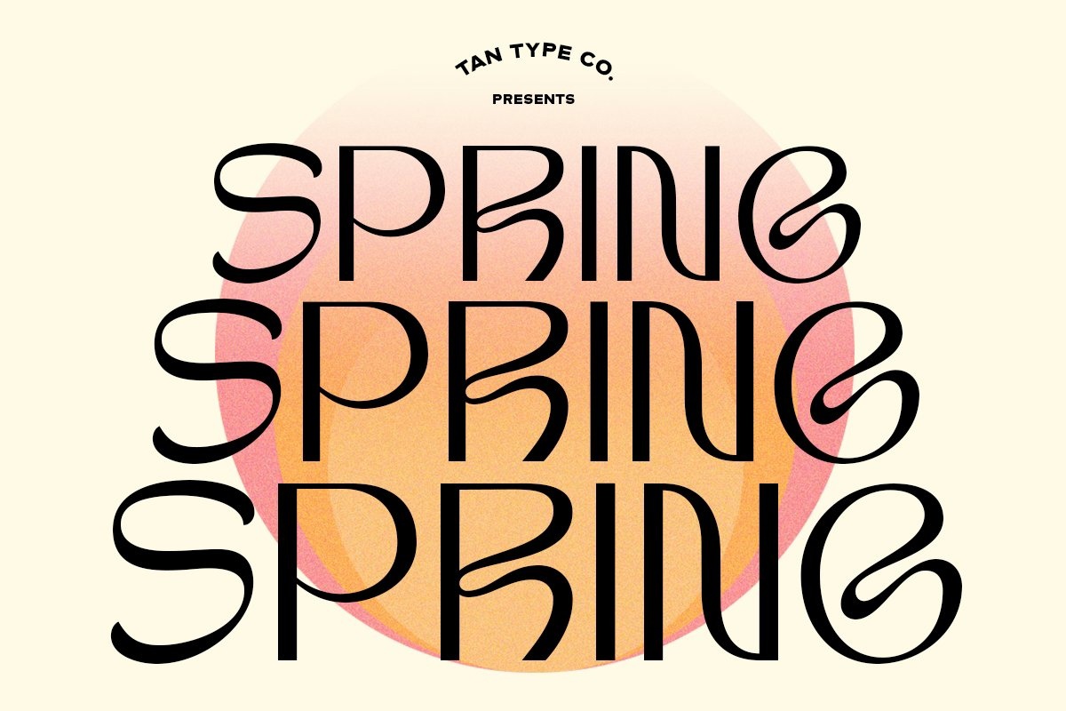 TAN-SPRING Font