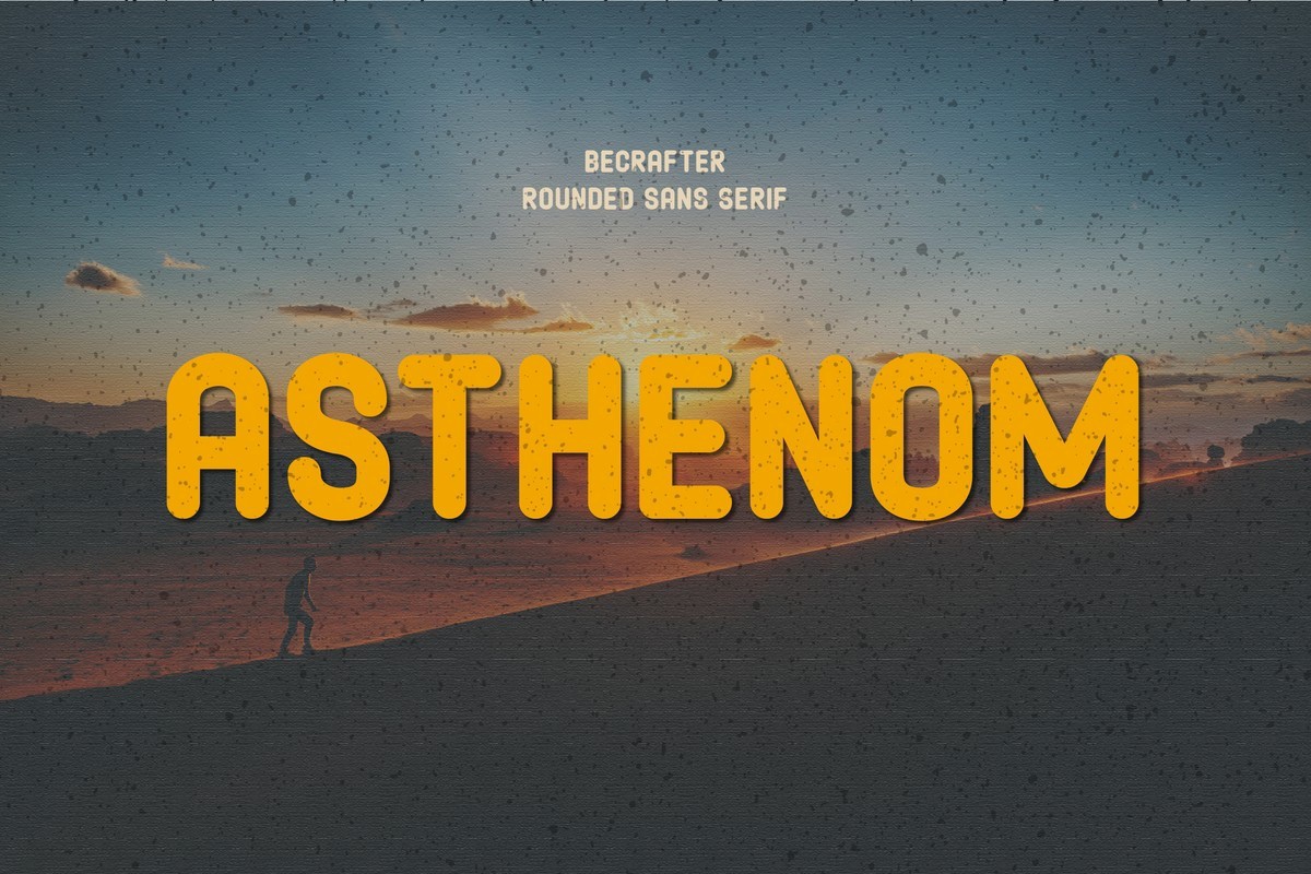 Asthenom Rounded Font