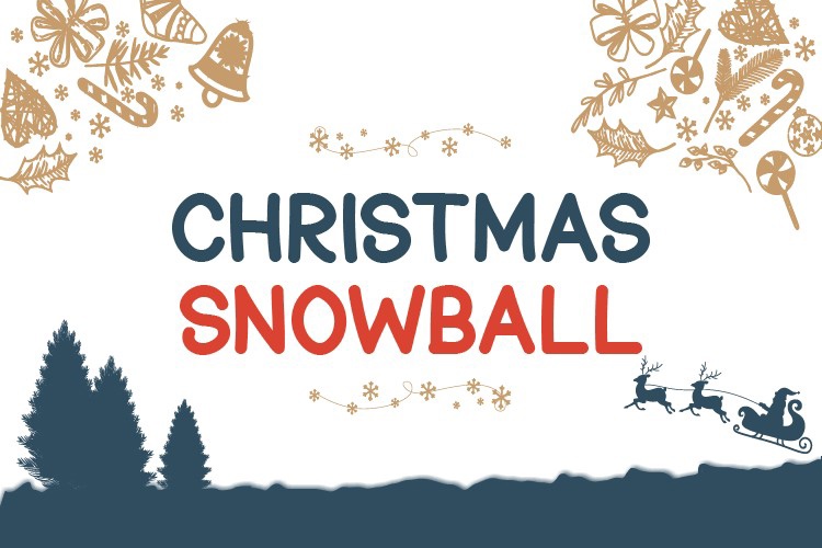 Example font Christmas Snowball #1