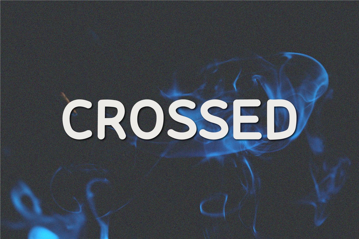 Crossed Font