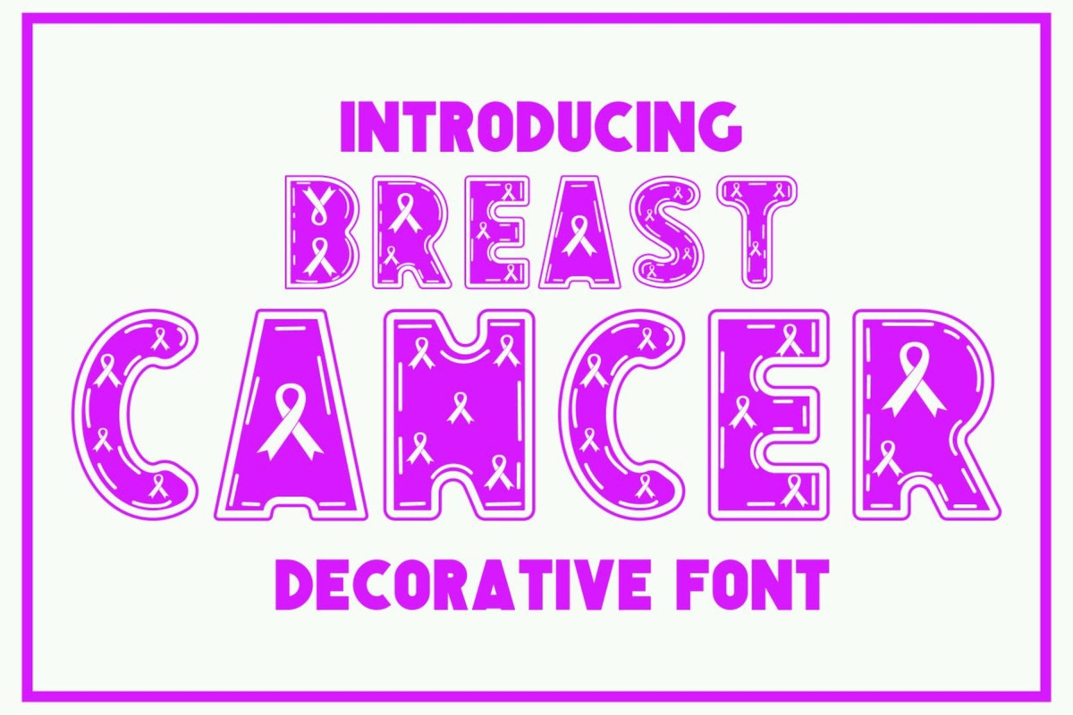 Example font Breast Cancer #1