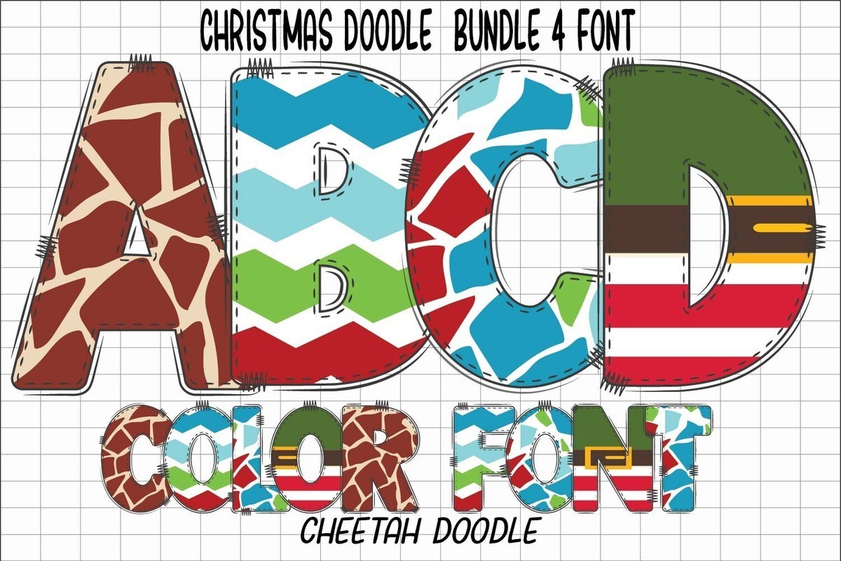 Example font Christmas Doodle #1