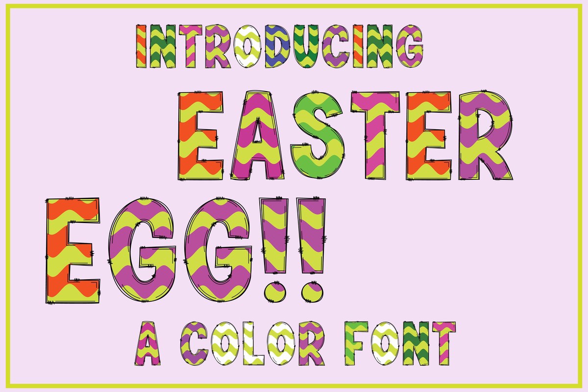 Easter Egg Font