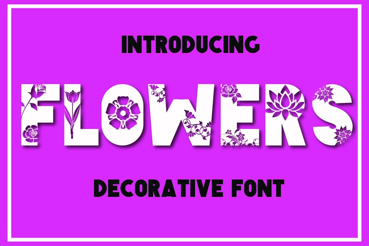 Flowers Font