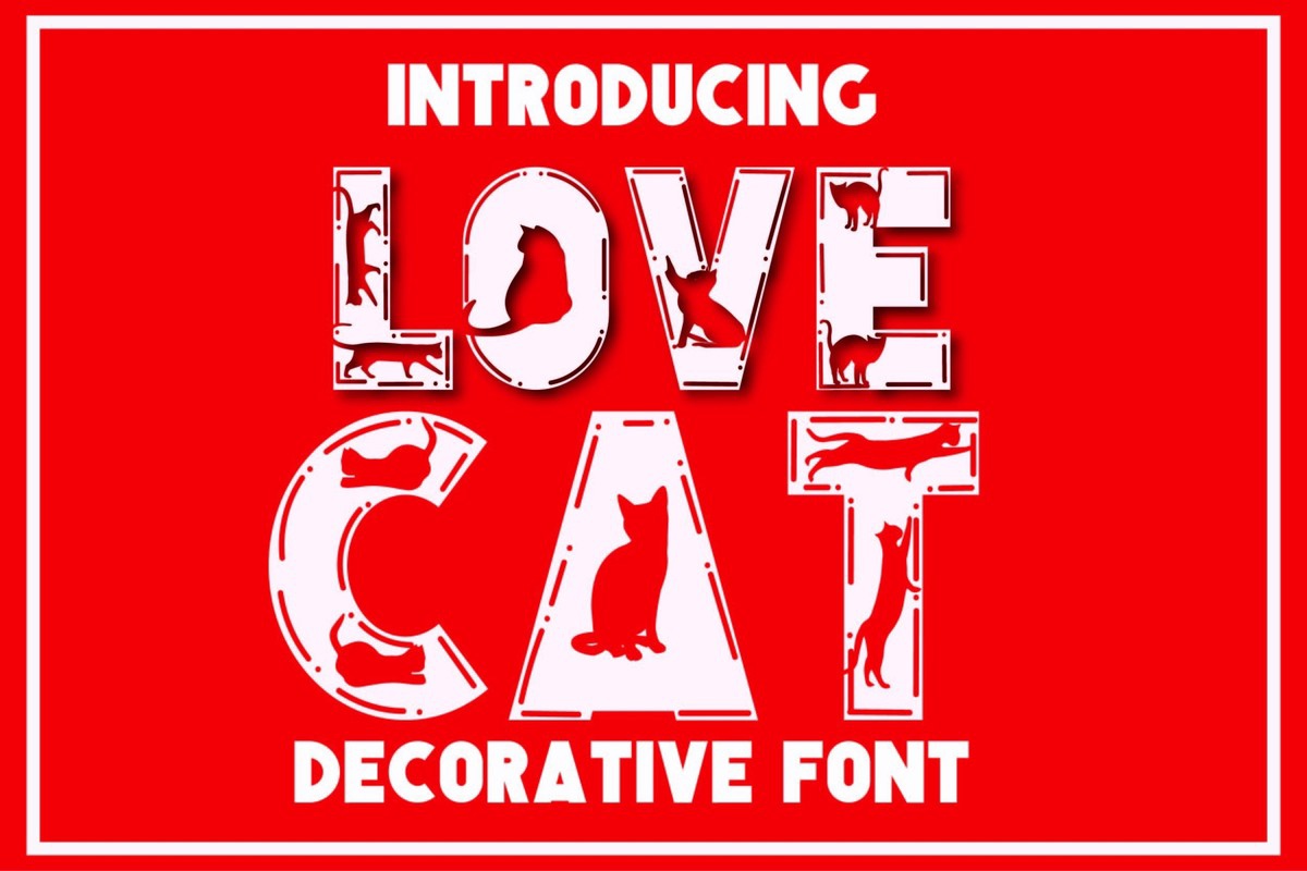 Love Cat Font