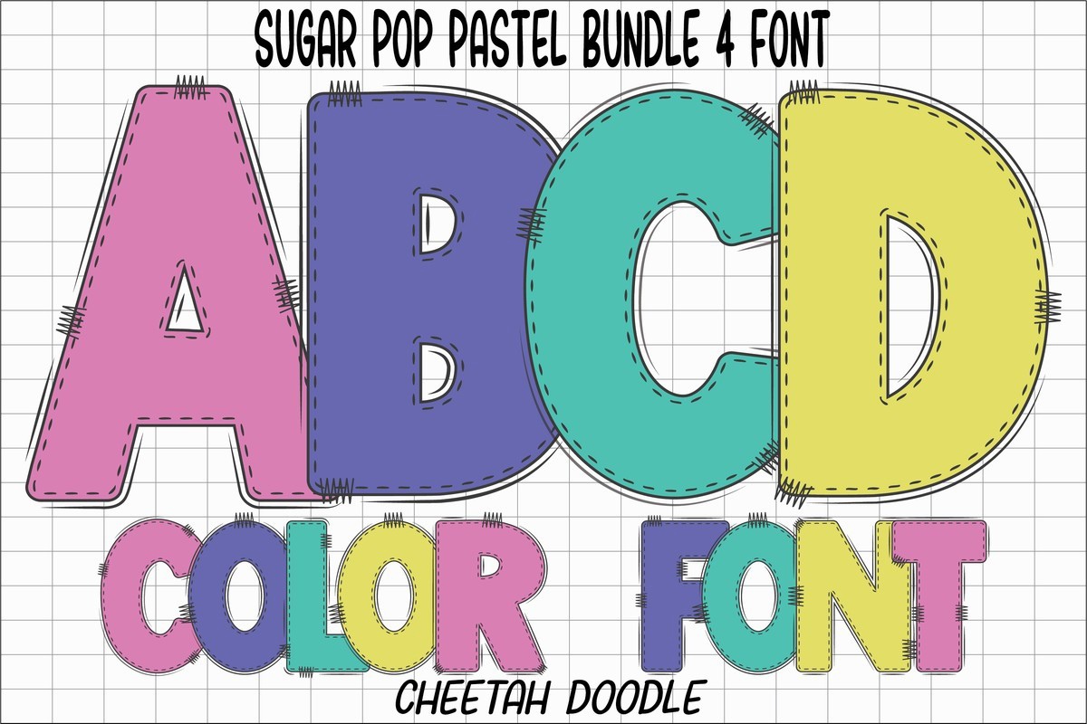 Sugar Pop Pastel Font