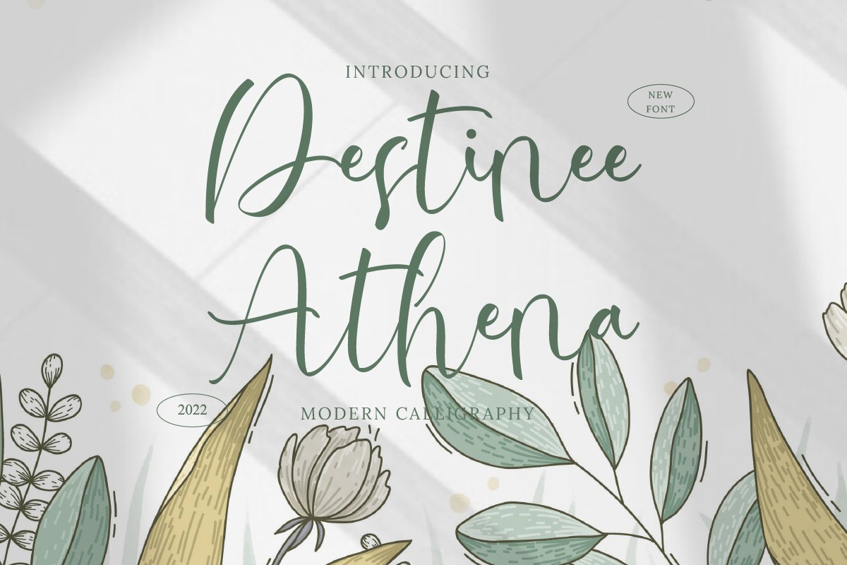 Example font Destinee Athena #1