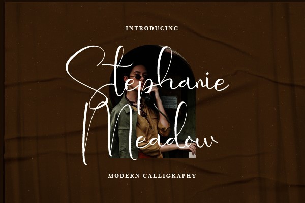 Stephanie Meadow Font